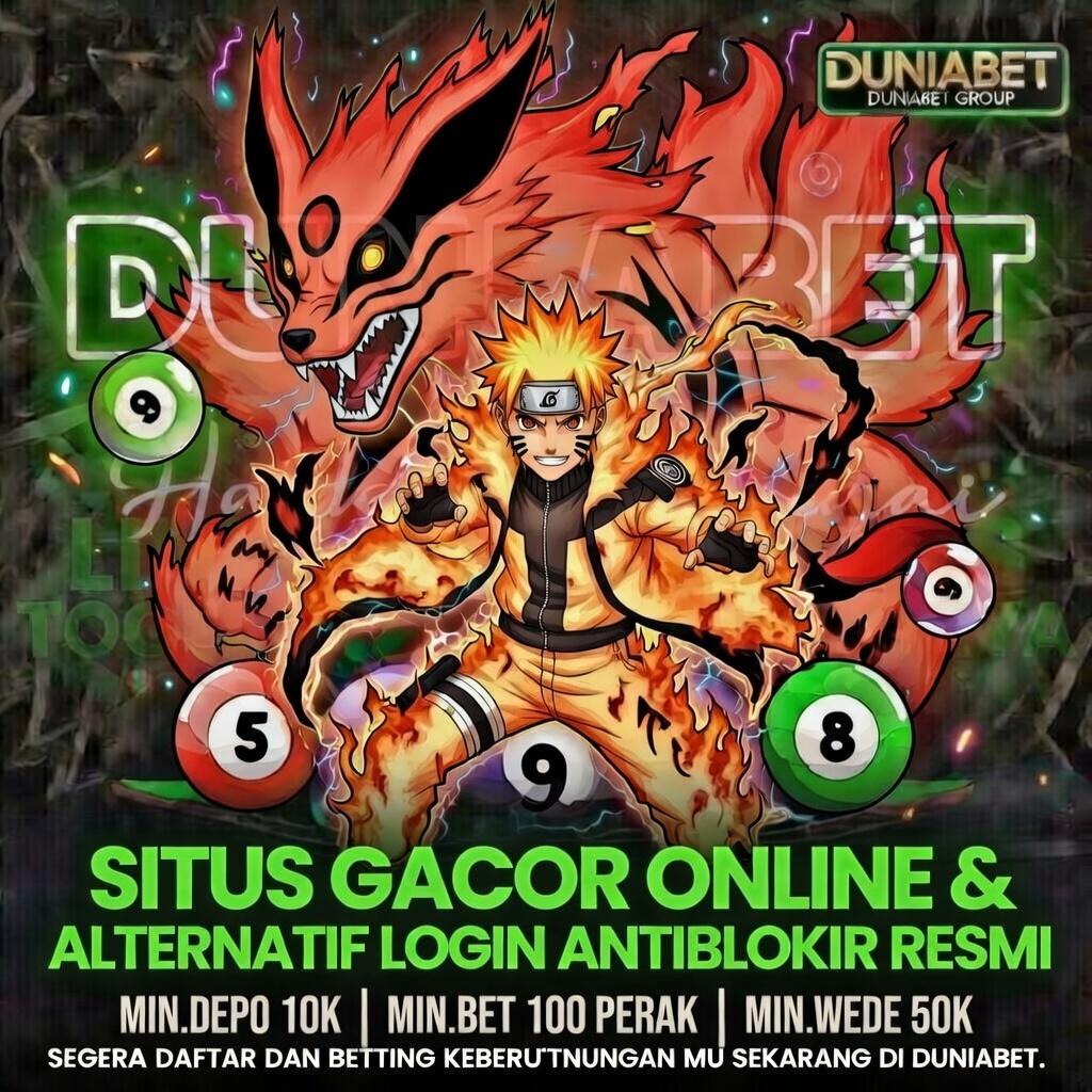 DUNIABET SLOT HADIR SEBAGAI SITUS GACOR & LINK TOGEL ONLINE TERPERCAYA